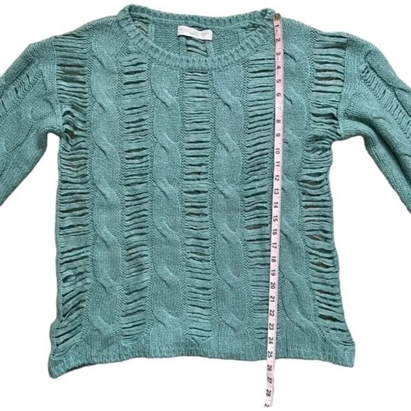 Stella McCartney Cable Knit Distressed Sweater Oversized - Picture 9 of 10